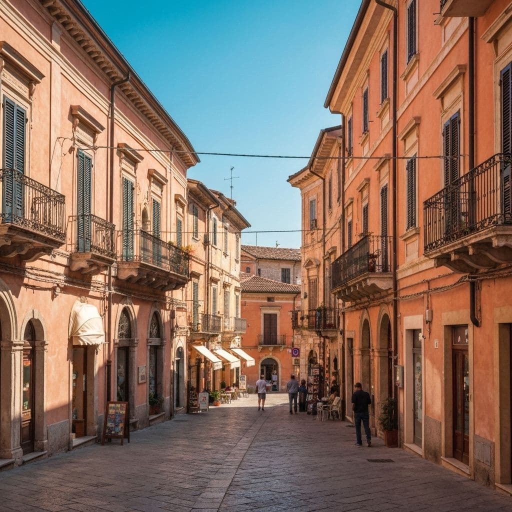 Die Stadt Lanciano in den Abruzzen